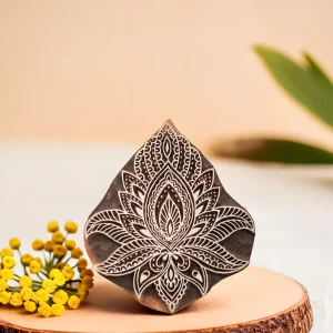 The Ethereal Mandala Hand-Carved Wooden Block